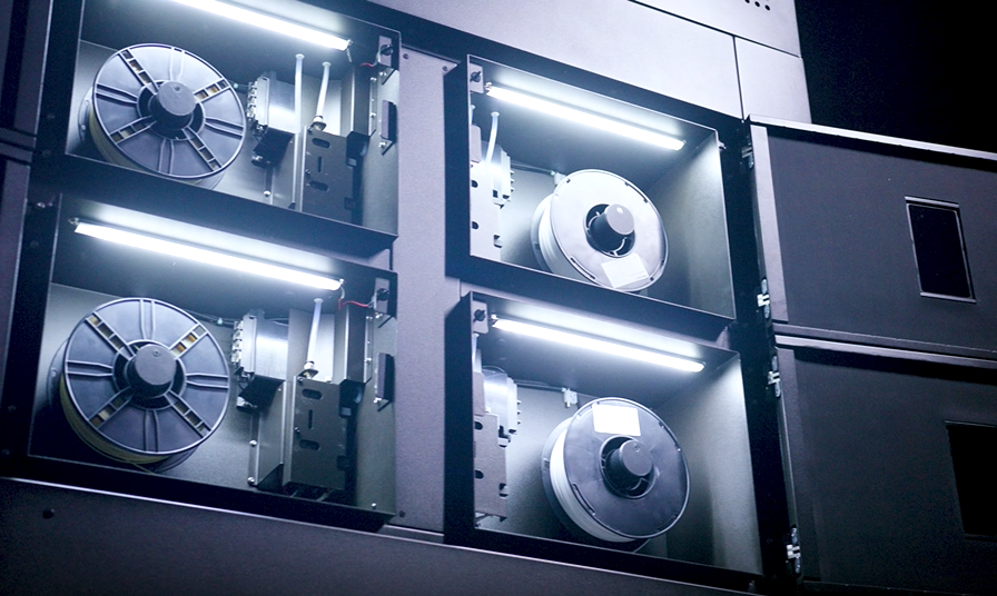 Funmat PRO 610ht filament förvaring