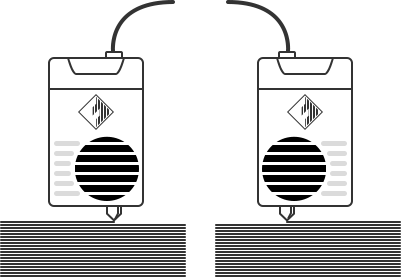 Högprecisions styrskenorna på X-Y axlarna säkerställer nogrannhet i X och Y led