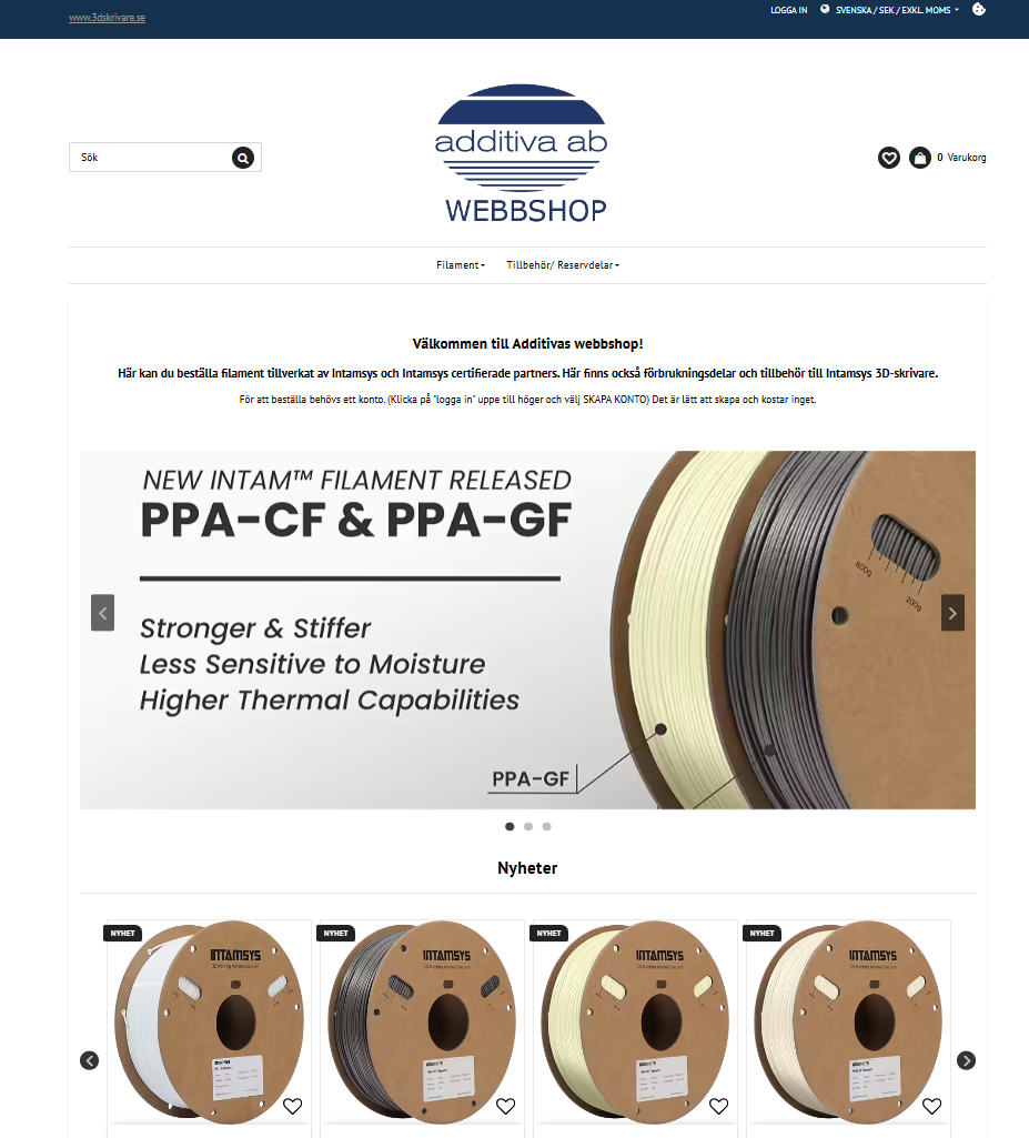 Image of Additivas webshop